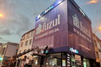 üsküdarda cepheye mesh branda germe