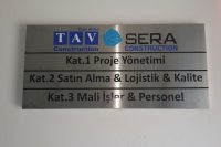 Ofis içi kat tabelaları üretimi ve montajı şişli mecidiyeköy